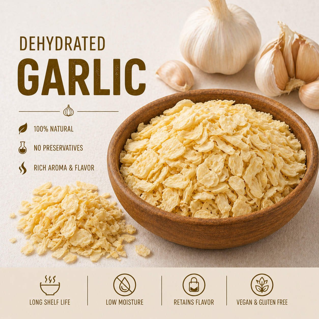 Dehydrated Garlic