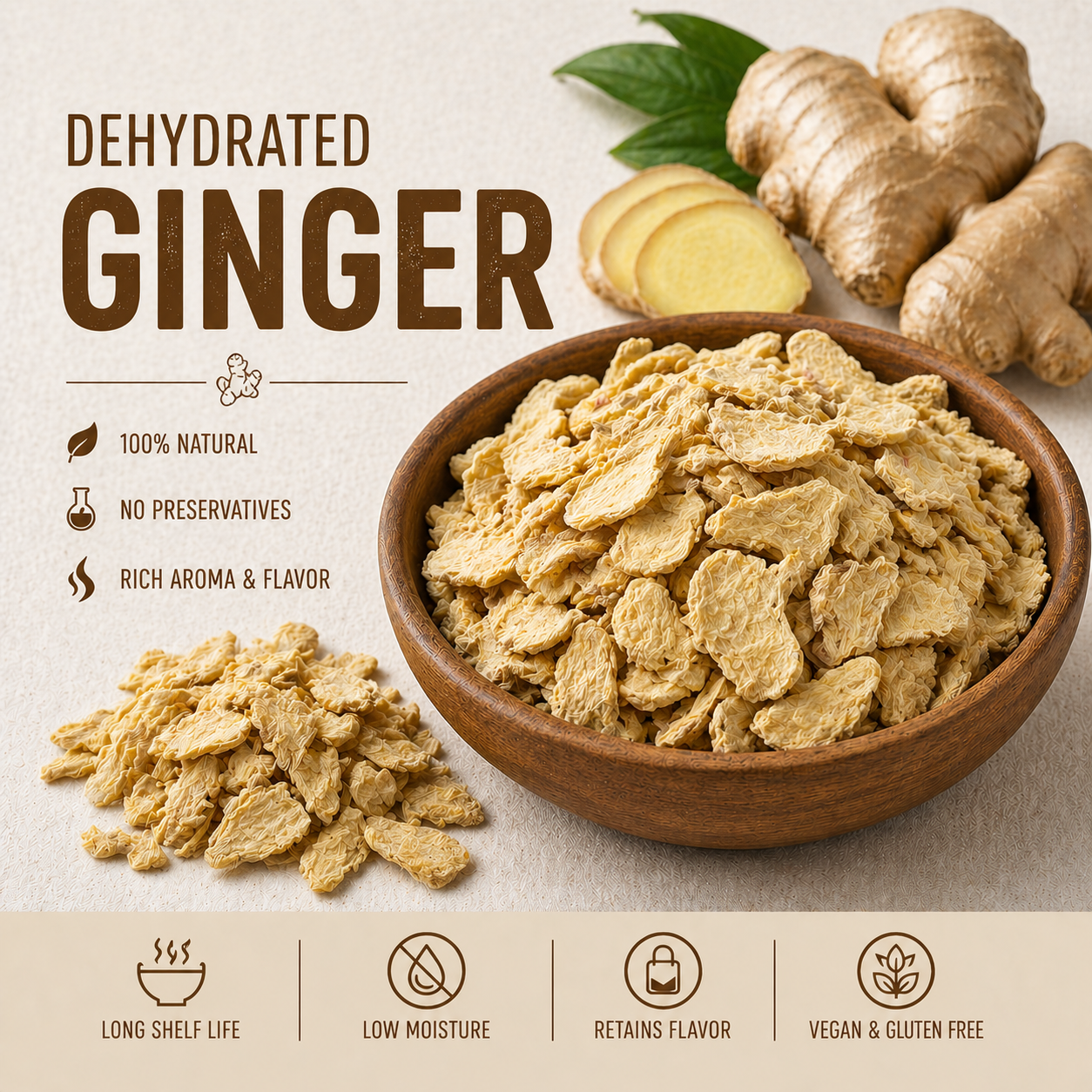Dehydrated Ginger
